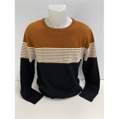 Pull fin col rond noto