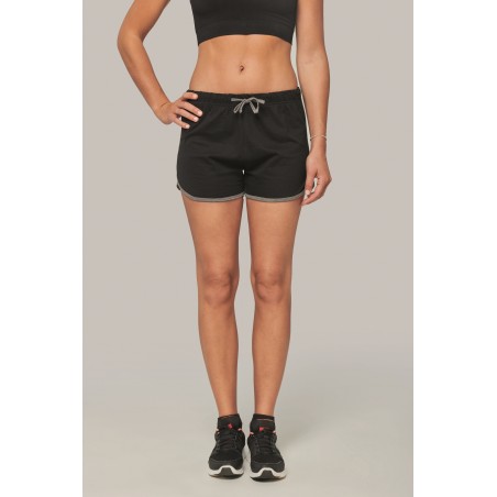 Short de sport femme coton...