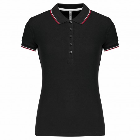 Polo manches courtes femme...