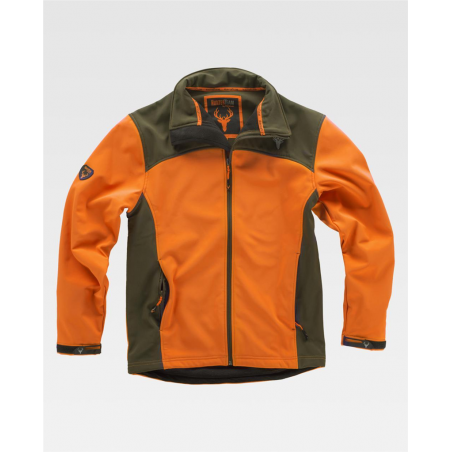 Veste softshell orange mixte