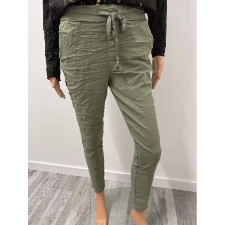 Pantalon loose femme effet...