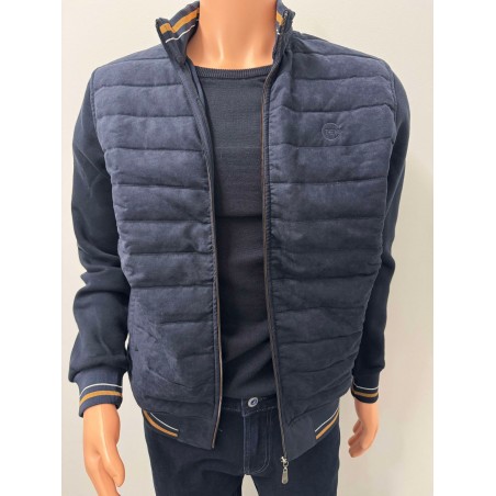 Blouson bi-matière homme...