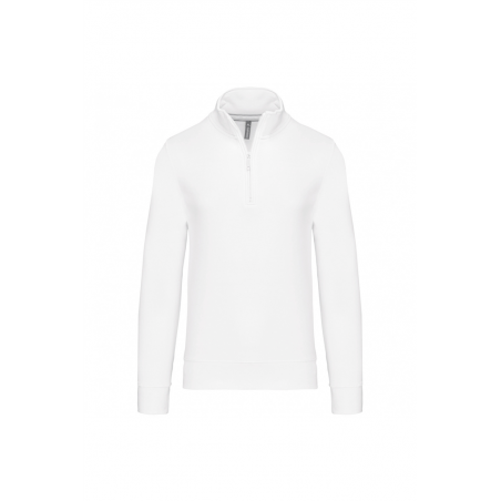 Sweat-shirt col zippé K487