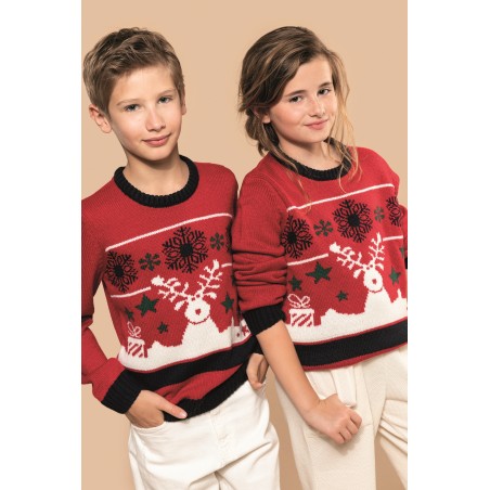 Pull enfant de noel unisexe...